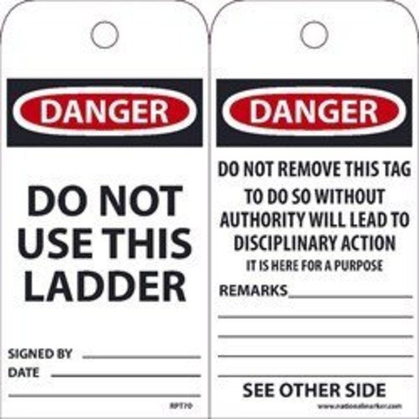 Nmc TAGS, DANGER DO NOT USE THIS RPT70G